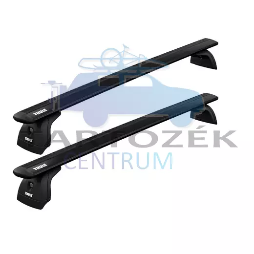 Thule Wingbar EVO alumínium tetőcsomagtartó fix rögzítési ponttal rendelkező autókhoz, fekete (THU_751000_KIT3149_711420)