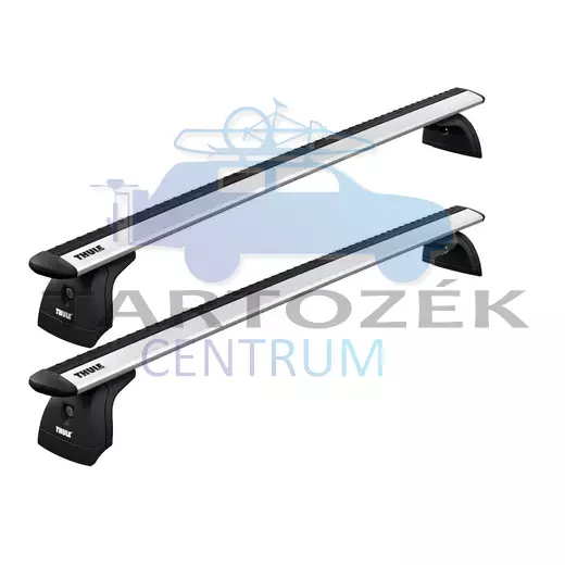 Thule Wingbar EVO alumínium tetőcsomagtartó fix rögzítési ponttal rendelkező autókhoz (THU_753000_KIT3063_711300)