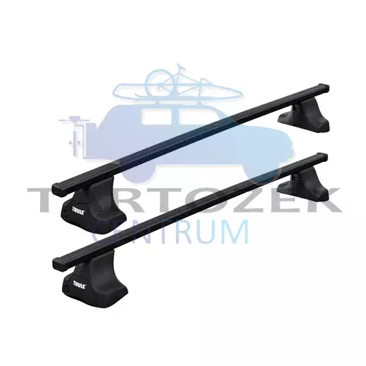 Thule SquareBar acél tetőcsomagtartó normáltetős autókhoz (THU_754002_KIT1399_712300)