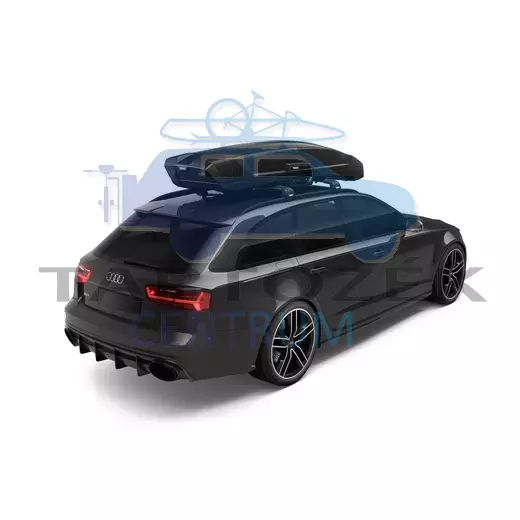 Thule Vector L tetőbox, fényes fekete