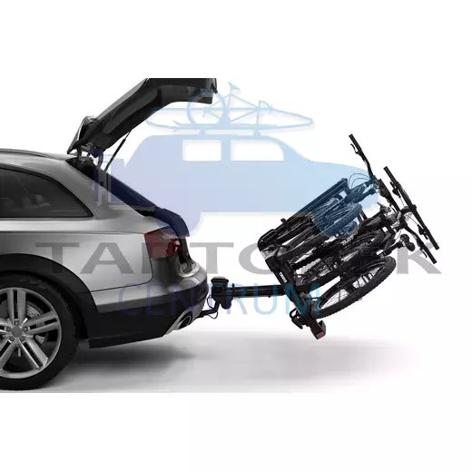 Thule EasyFold XT 934 3-as kerékpártartó vonóhorogra, fekete