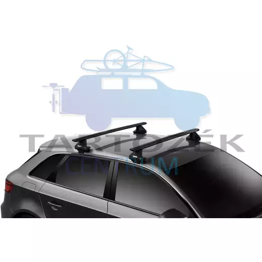 Thule Wingbar EVO 135 cm alumínium tetőcsomagtartó normáltetős autókhoz, fekete (Mazda típusokra (THU_710500_KIT5079_711420) Thule Wingbar EVO 135 cm alumínium tetőcsomagtartó normáltetős autókhoz, fekete (Mazda típusokra (THU_710500_KIT5079_711420)