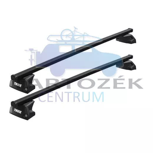 Thule SquareBar tetőcsomagtartó integrált tetősines autókhoz (THU_710600_KIT6028_712200)