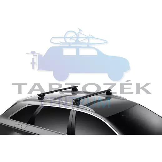 Thule Wingbar EVO alumínium tetőcsomagtartó fix rögzítési ponttal rendelkező autókhoz, fekete (THU_753000_KIT3021_711220) Thule Wingbar EVO alumínium tetőcsomagtartó fix rögzítési ponttal rendelkező autókhoz, fekete (THU_753000_KIT3021_711220)