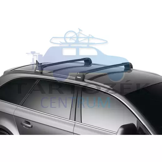 Thule Wingbar Edge tetőcsomagtartó fix rögzítési ponttal rendelkező autókhoz, fekete (THU_959120_KIT3163)