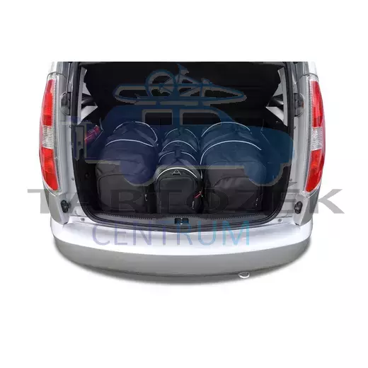 Kjust utazótáska szett Skoda Roomster 2006-2015, 4 darab táskával (7037021)