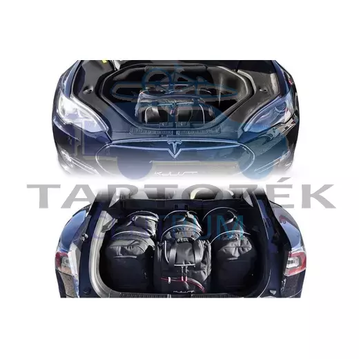 Kjust utazótáska szett Tesla Model S 2014+, 6 darab táskával (7050001)