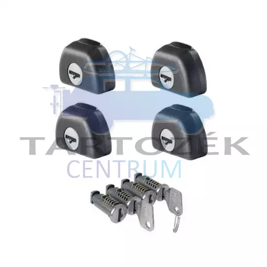 Cruz Lopásgátló 932-049 tetőcsomagtartóra, fekete