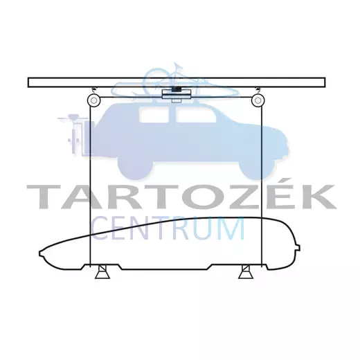 Cruz Lift 940-403 többfunkciós emelőrendszer, fekete