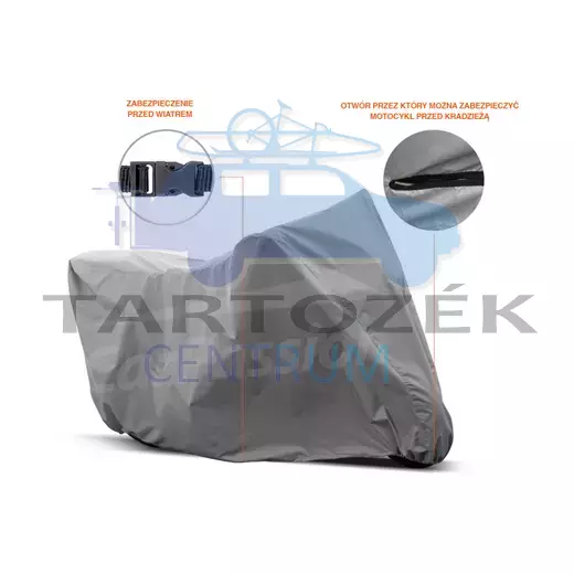 CarPassion Motoros takaró ponyva 10090S,szürke