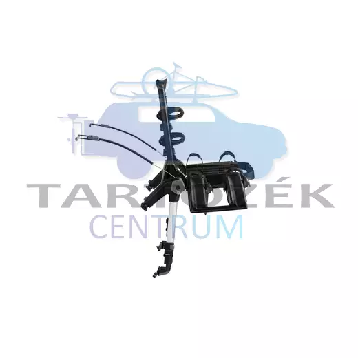 Thule OutWay Platform 993001 2-es kerékpártartó hátsó ajtóra, alumínium/fekete