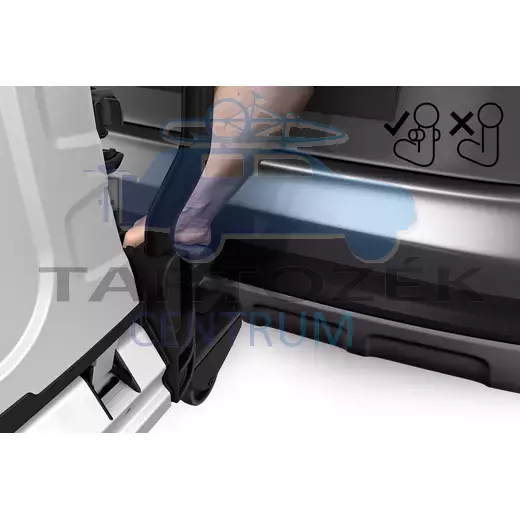 Thule EasyFold XT FIX4BIKE F 966500 2-es kerékpártartó vonóhorogra, Fekete