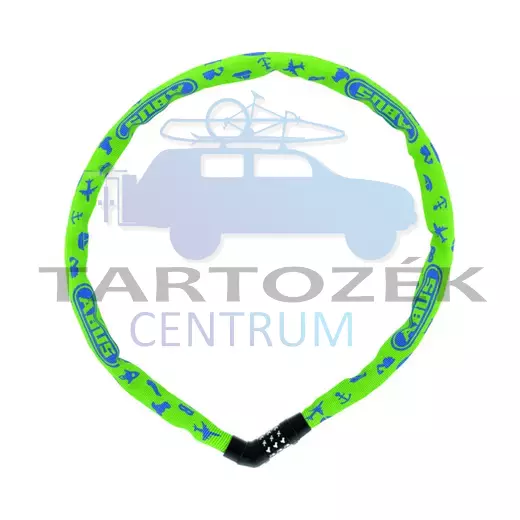 ABUS lakat AB_87498 Steel-O-Chain 4804C/75 lime jel-kódos
