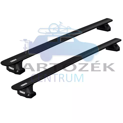 Thule Wingbar EVO 150 cm tetőcsomagtartó fixpontos autókhoz, fekete (Citroen, Fiat... típusokra (THU_710700_KIT7043_711520)  Thule Wingbar EVO 150 cm tetőcsomagtartó fixpontos autókhoz, fekete (Citroen, Fiat... típusokra (THU_710700_KIT7043_711520)