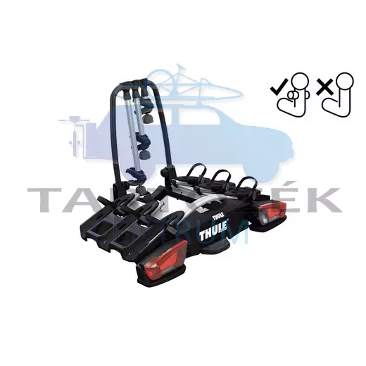 Thule Velocompact FIX4BIKE 961500 kerékpártartó (3+1), Alumínium