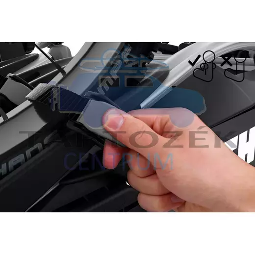 Thule Velocompact FIX4BIKE 961500 kerékpártartó (3+1), Alumínium