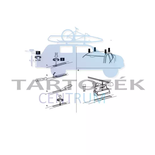 Thule Csomagtartó KIT 7039 (szerelő készlet) Thule Csomagtartó KIT 7039 (szerelő készlet)