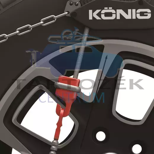 KÖNIG XG-Cross 246 hólánc önfeszítős