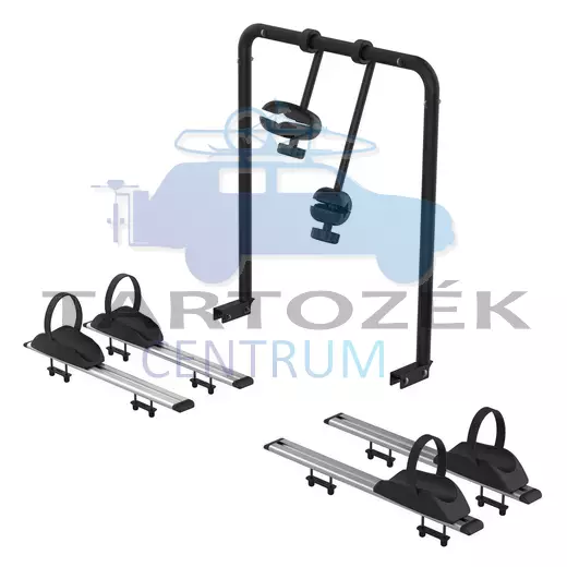 CRUZ Tailo 940-442 kerékpártartó adapter 2db kerékpárhoz, fekete