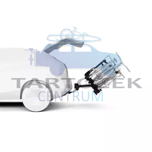 Thule EasyFold 3 9451 3-as E-bike ready kerékpártartó vonóhorogra, fekete