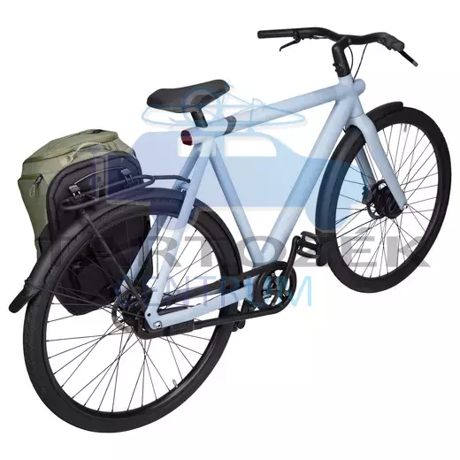 Kerékpártáska és hátizsák 3205092 Paramount Pannier 26L, zöld