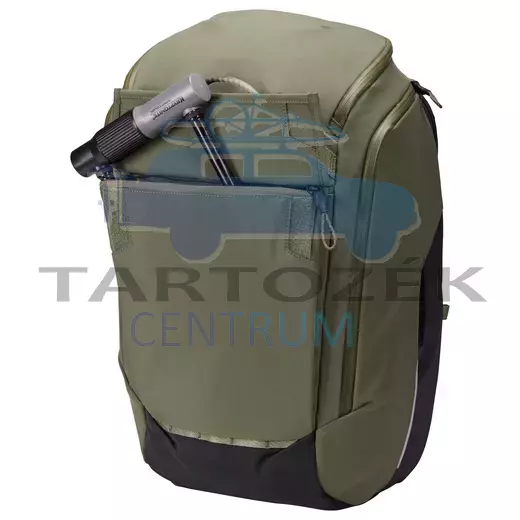 Kerékpártáska és hátizsák 3205092 Paramount Pannier 26L, zöld