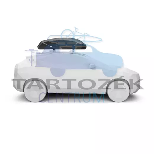 Thule Pulse 2 M 610200 tetőbox, fekete