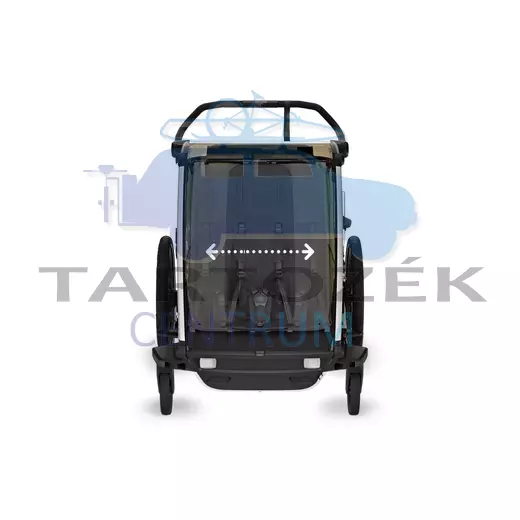 Thule Chariot Cross 2 Double 10201035, Dark Slate