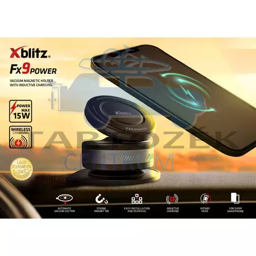 Xblitz FX9 Mágneses Vákuumos univerzális telefontartó