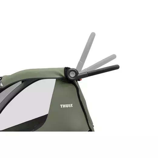 Thule Courier 10102002 kerékpáros gyermek/kutyahordozó, vintage green
