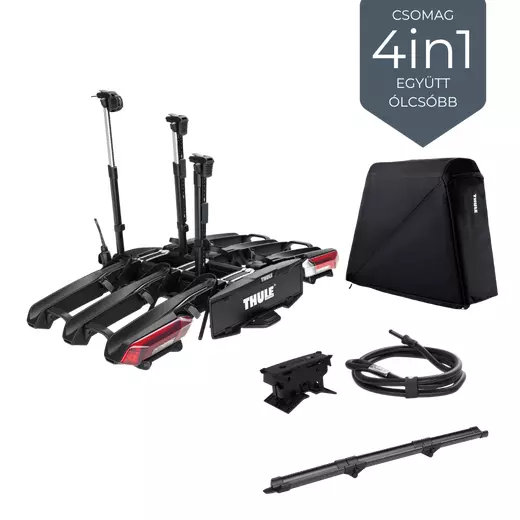 Thule Epos 979100, 3-as e-bike kerékpártartó vonóhorogra 4az1-ben