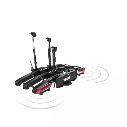 Thule Epos ParkSecure 3 (9803100) összecsukható e-bike kerékpártartó vonóhorogra, fekete