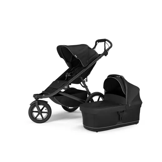Thule Urban Glide 3 babakocsi+mózeskosár 2az1-ben, black