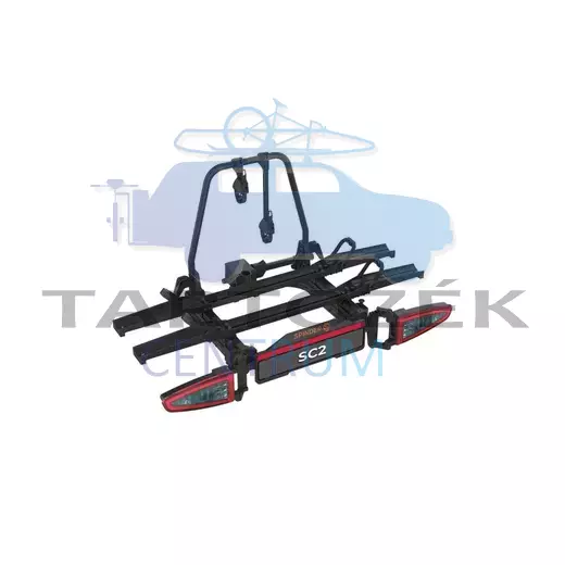 Spinder SC2 LED S30001 kerékpártartó vonóhorogra, black