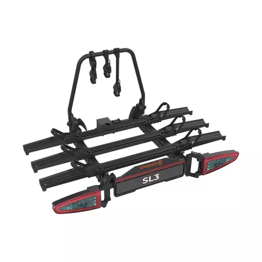 Spinder SL3 LED S30002 kerékpártartó vonóhorogra, black