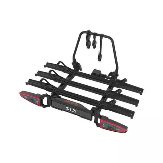 Spinder SL3 LED S30002 kerékpártartó vonóhorogra, black
