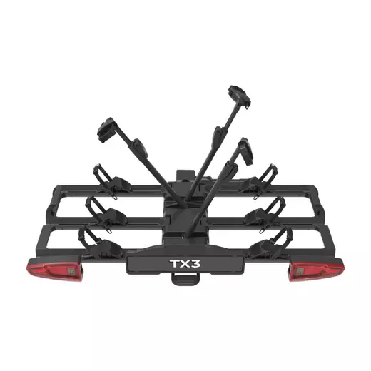 Spinder TX3 LED S30012 E-bike ready kerékpárszállító vonóhorogra, fekete