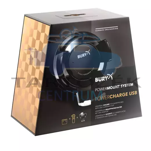 Bury PowerKit USB telefontartó szett, vezetékes töltéssel
