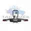 Thule EasyFold XT 933 2-es kerékpártartó vonóhorogra, ezüst