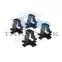 Cruz Evo Rack Module 941-367 Safari tetőkosár rögzítő 4db, fekete Cruz Evo Rack Module 941-367 Safari tetőkosár rögzítő 4db, fekete