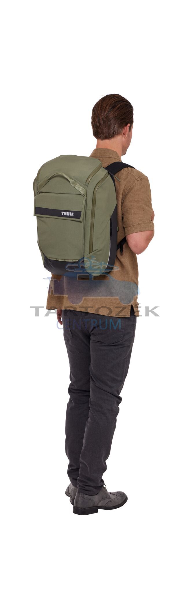 Kerékpártáska és hátizsák 3205092 Paramount Pannier 26L, zöld