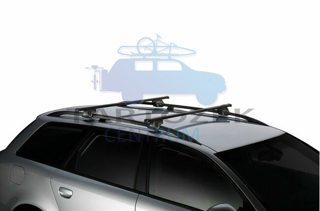 Thule SmartRack előreszerelt acél tetőcsomagtartó tetőkorláttal ellátott autókhoz (THU_784000_1001)