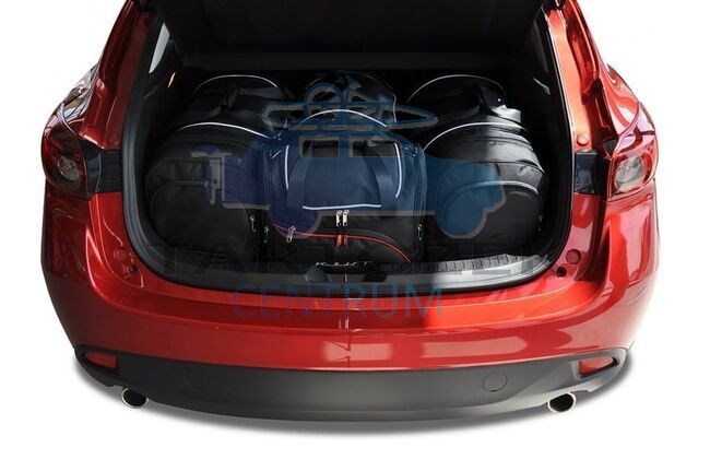 Kjust utazótáska szett Mazda 3 Hatchback 2013-2018, 4 darab táskával (7026002)