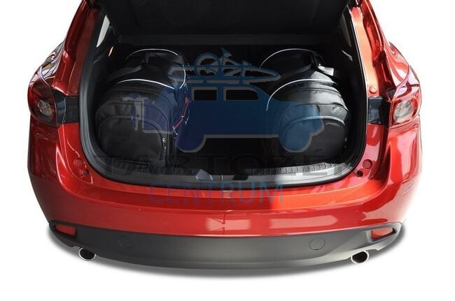 Kjust utazótáska szett Mazda 3 Hatchback 2013-2018, 4 darab táskával (7026002)