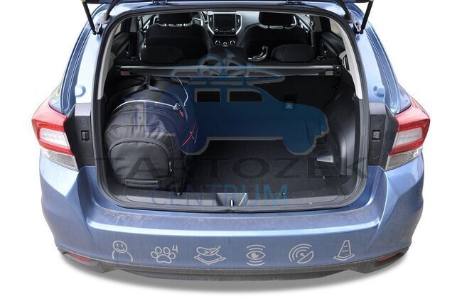 Kjust utazótáska szett Subaru Impreza 2017+, 4 darab táskával (7038025)