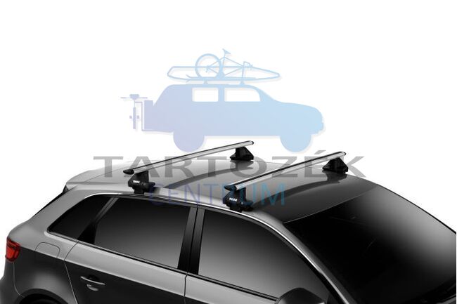 Thule Wingbar EVO alumínium tetőcsomagtartó normáltetős autókhoz (THU_710500_KIT5156_711400)
