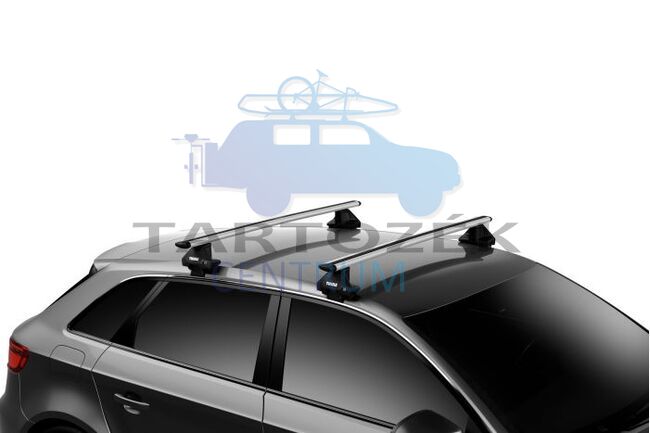 Thule Wingbar EVO alumínium tetőcsomagtartó normáltetős autókhoz (THU_710500_KIT5014_711400)