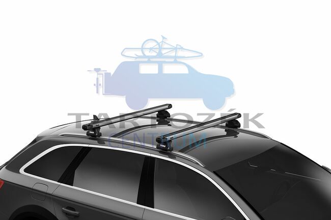 Thule SlideBar tetőcsomagtartó integrált tetősines autókhoz (THU_710600_KIT6076_891000)