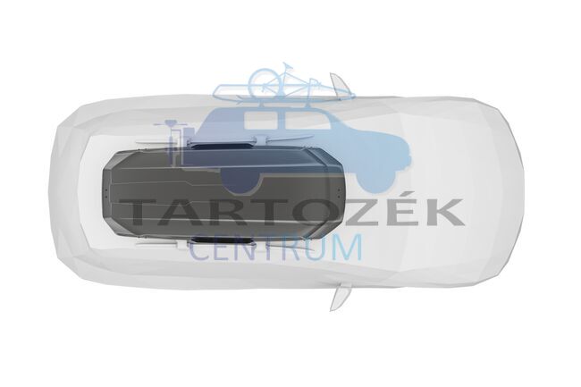Thule Motion 3 XL Low 639401 tetőbox, titánszürke