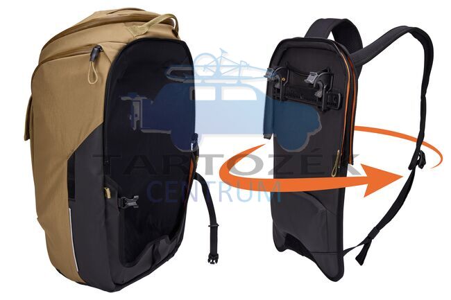 Kerékpártáska és hátizsák 3205093 Paramount Pannier 26L, Nutria